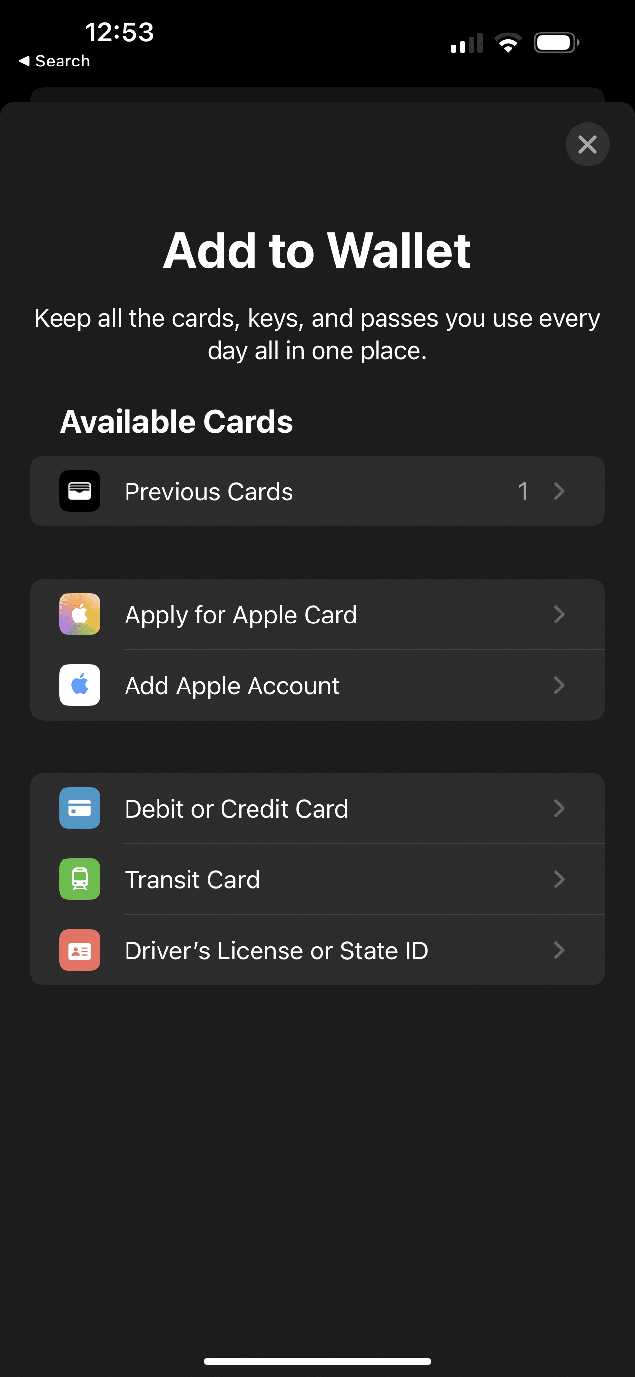 can't add georgia license to apple wallet on iphone